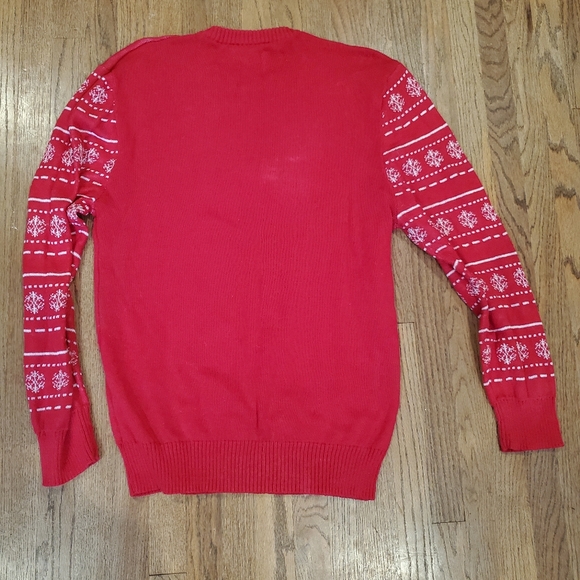 Christmas Sweater Womens Size Large Hybrid Holiday Sweater Santa - Picture 2 of 5